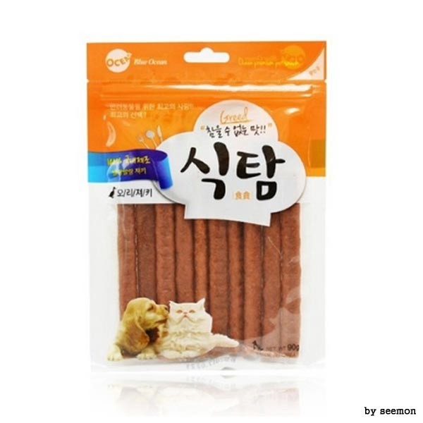 애완 식탐 오리고기져키 90g 강아지 반려동물 애견
