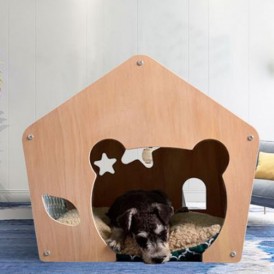 탁펫 고양이 강아지 펜타곤 하우스