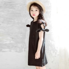 매듭 블랙원피스