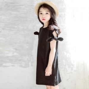 매듭 블랙원피스