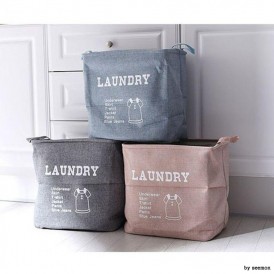 라이프토템 빨래 분리함 세탁통 빨래통 바구니 보관함 그레이