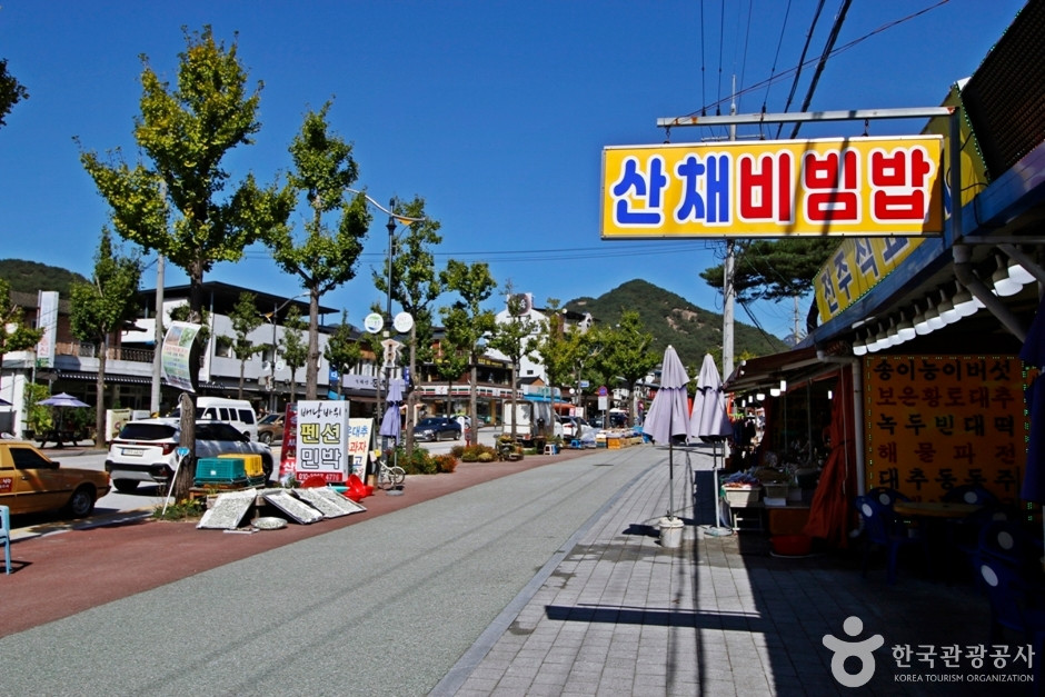 속리산 산채비빔밥 거리 여행 추천 - 로드트립