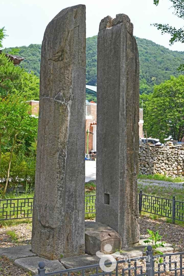 공주상신리 당간지주 여행 추천 - 로드트립