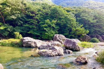 운일암반일암 구름다리 여행 추천 - 메고지고