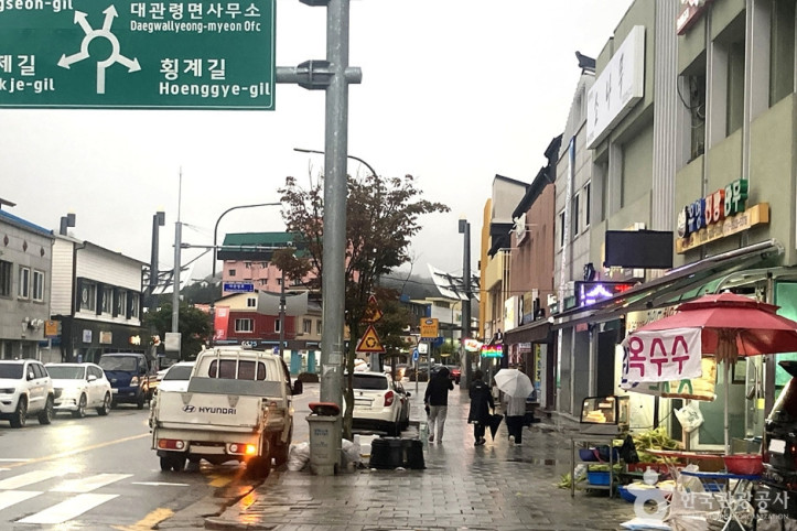 횡계 오삼불고기 거리 여행 추천 - 메고지고