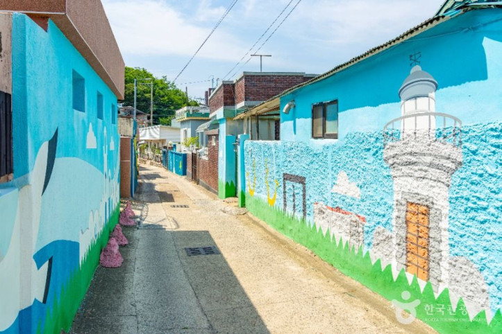 후포리 벽화마을 여행 추천 - 메고지고