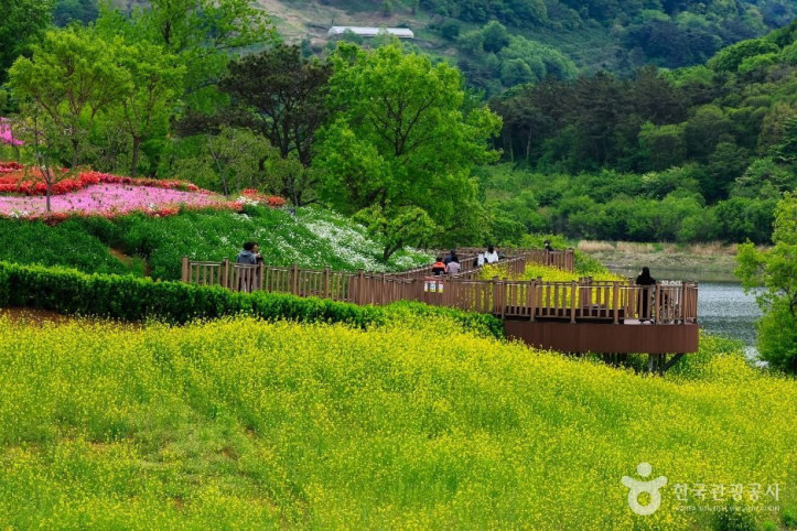 옥정호 출렁다리 및 붕어섬생태공원 여행 추천 - 메고지고
