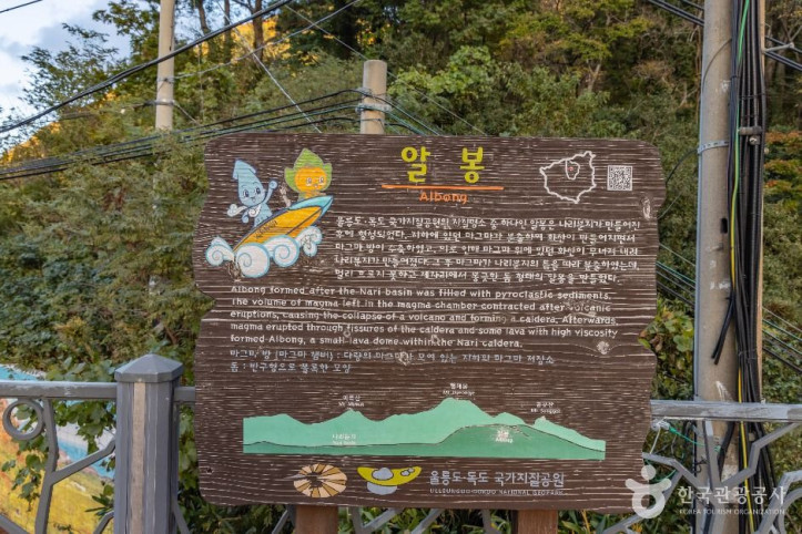 알봉 (울릉도, 독도 국가지질공원) 여행 추천 - 메고지고