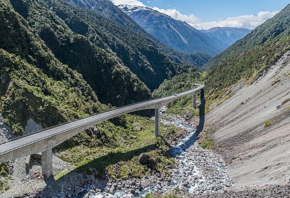 오티라 고가교·오티라 협곡 전망 (Otira Viaduct / Ōtira Gorge) 여행 추천 - 로드트립
