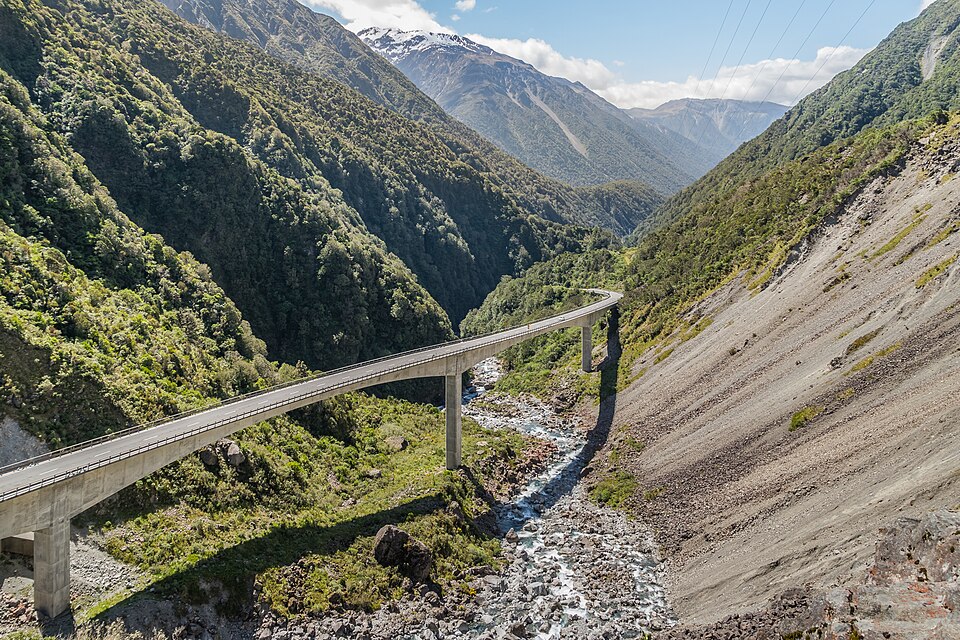 오티라 고가교·오티라 협곡 전망 (Otira Viaduct / Ōtira Gorge) 여행 추천 - 로드트립