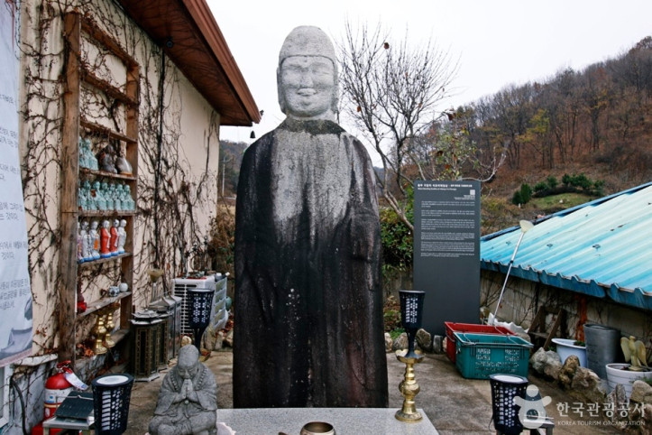 충주 지당리 석조여래입상 여행 추천 - 메고지고