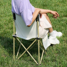 휴대용 접이식 경량 의자 등산 낚시 캠핑 등받이 체어