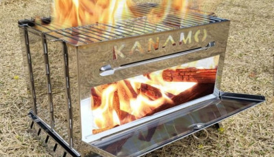 카나모 캠핑 화로대 불멍 화로 우드스토브 와이드형