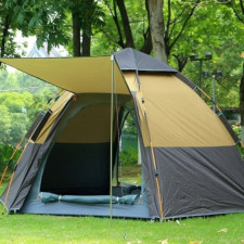 텐트 캠핑 야외활동 원터치 톰형태 오토텐트 (3-4인)