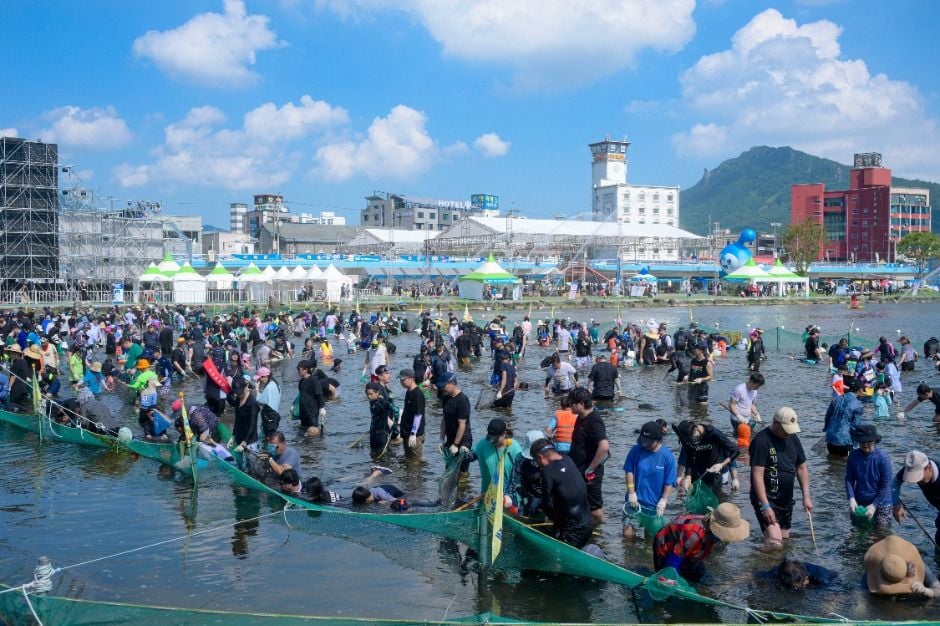 정남진 장흥 물축제